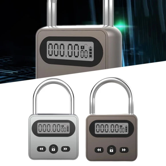 Metal Timer Lock with LCD Display, Lingmei