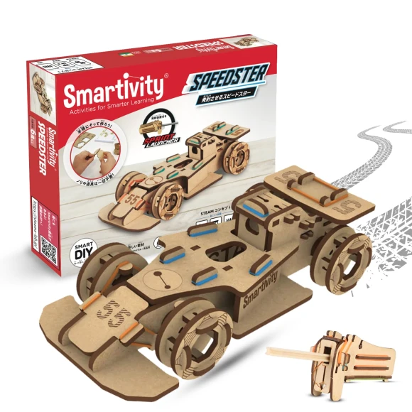 Creative Craft Set: Racing Car with Launch Device, Japan Zen Mall