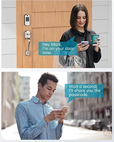 Fingerprint Smart Deadbolt — Smart Lock, HEANTLE