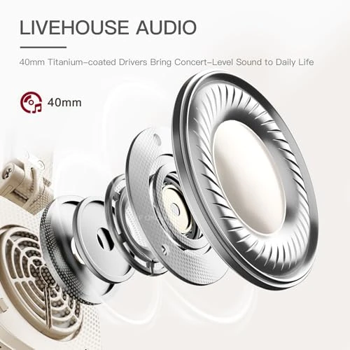 Retro Classic Wireless Bluetooth On-Ear Headphones — Wireless Earbuds, iKF