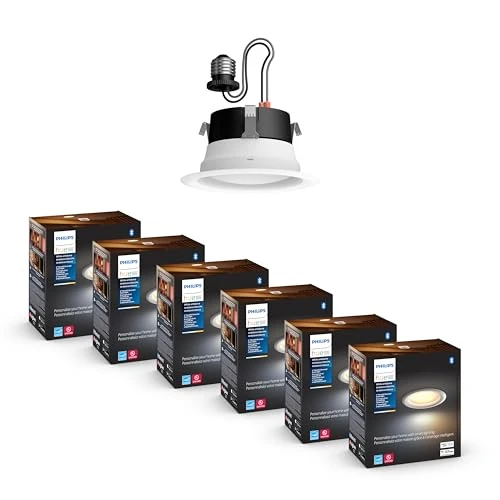 Smart Recessed LED Downlight - White Ambiance — Smart Light Bulb, Philips Hue