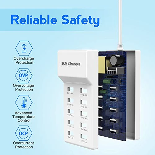 10-Port USB Charger Station, Shenzhen Puleisile Electronic Co. Ltd.