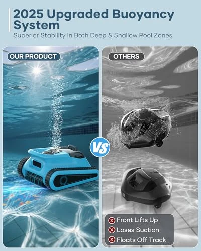 Cordless Pool Vacuum Robot — Robot Vacuum, HISION