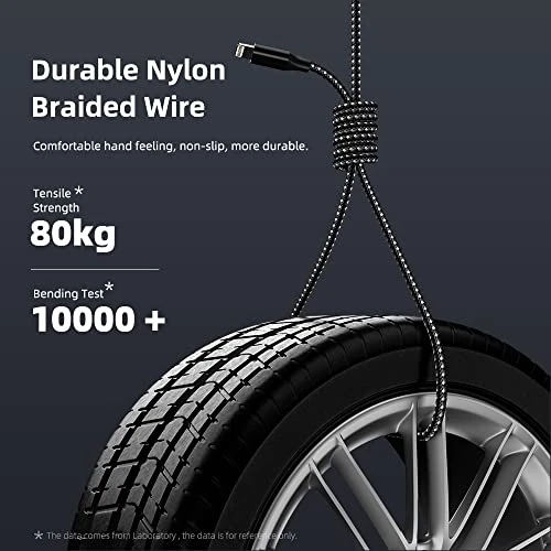 Fast Charging Lightning Cable, MenoSupp