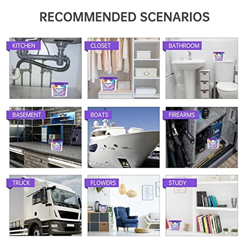 Moisture Absorbers With Lavender Scent — Dehumidifier, NATRUTH