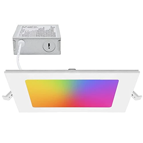 Smart WiFi Slim Square LED Downlight — Smart Light Bulb, Maxxima