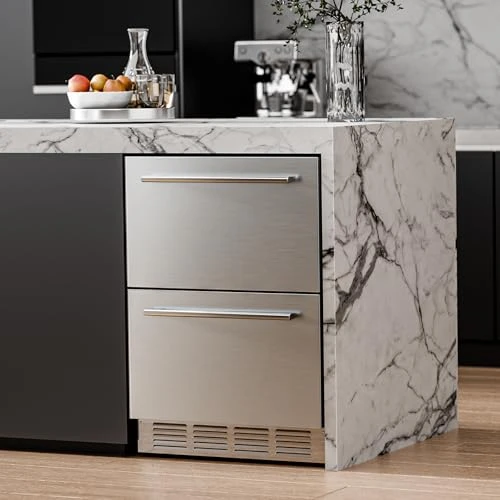 Weather Proof Stainless Steel Outdoor Beverage Refrigerator, Antarctic Star