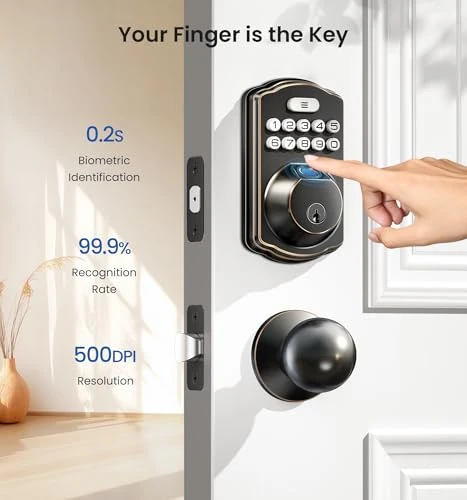 Fingerprint Door Lock, Veise