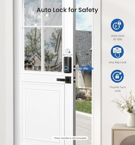 Fingerprint Door Lock, Veise