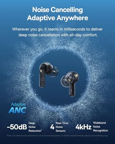 Noise Cancelling Wireless Earbuds, Baseus