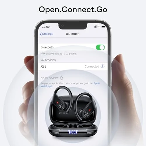 Wireless Earbuds with Deep Bass, TAGRY