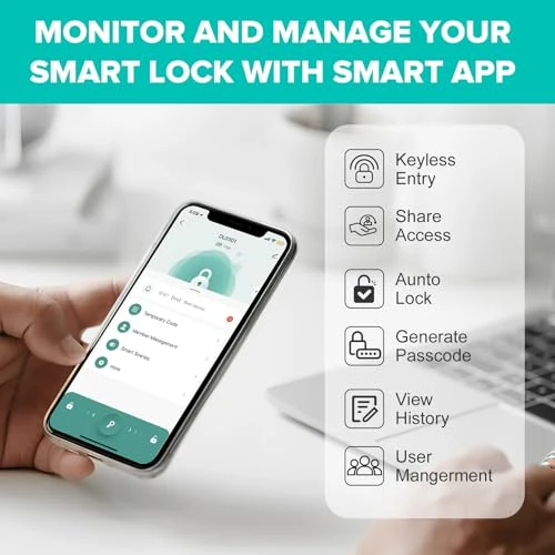 Keyless Entry Smart Door Lock with Doorbell — Smart Lock, Mutak