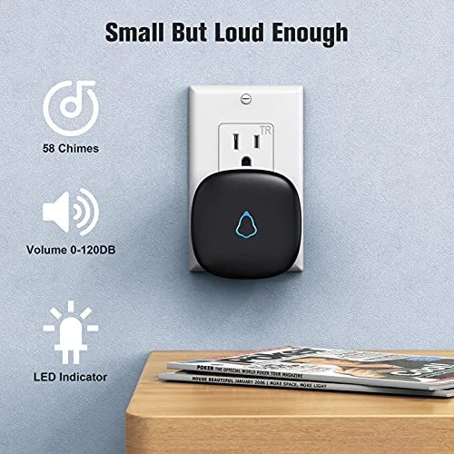 Wireless Doorbell with 2 Buttons — Video Doorbell, SECRUI