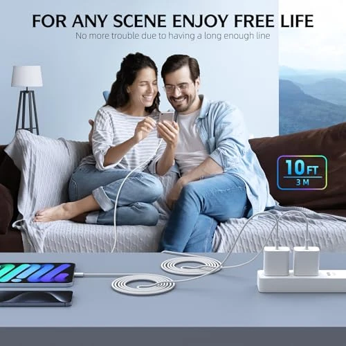 Fast Charging USB C Cable and Wall Charger Combo, SpeedScope