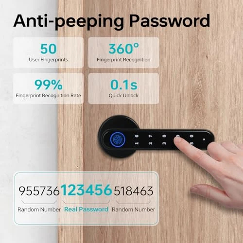 Fingerprint Door Lock — Smart Lock, LEELEN