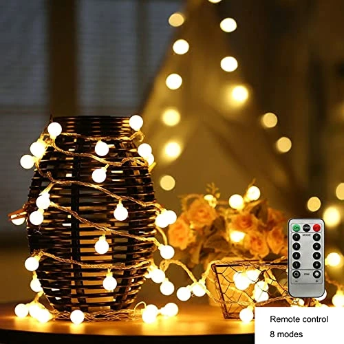 LED Ball String Lights, ZIMINGU