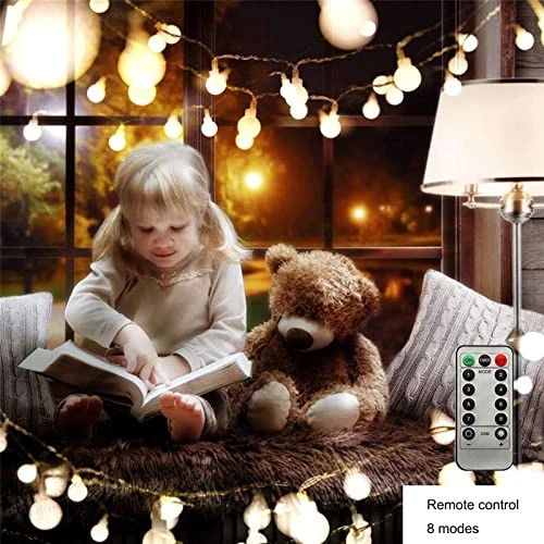 LED Ball String Lights, ZIMINGU