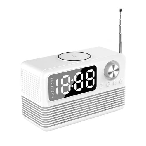 LED Bluetooth Speaker Alarm Clock — Desk Lamp