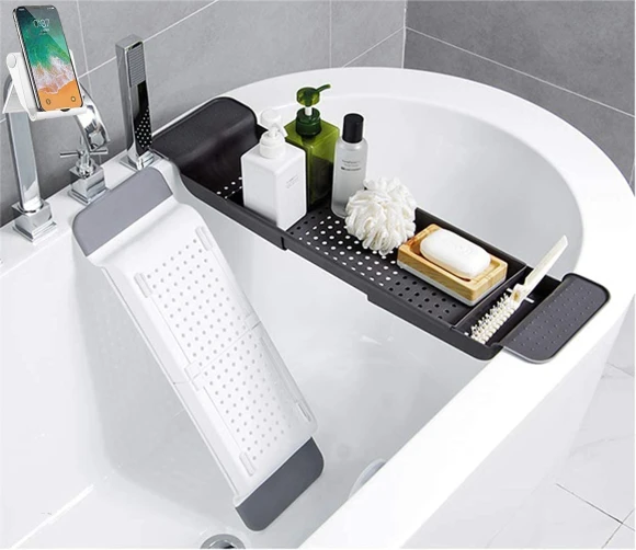 Smartphone Stand Bathtub Tray, SAMURAI STYLE