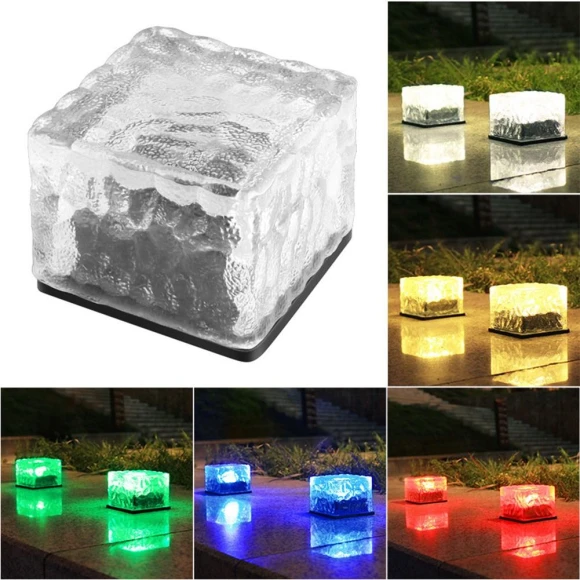 Solar Light Ice Brick Light, kingroyal