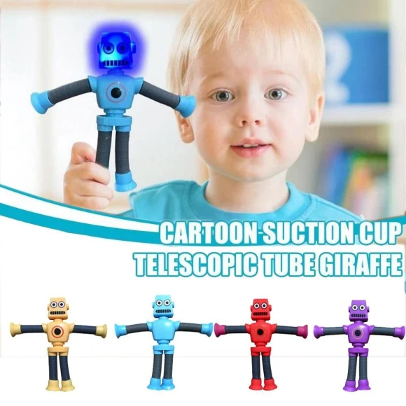 Stretchy Robot Pop Tube Toy, TYUmzkdlop47