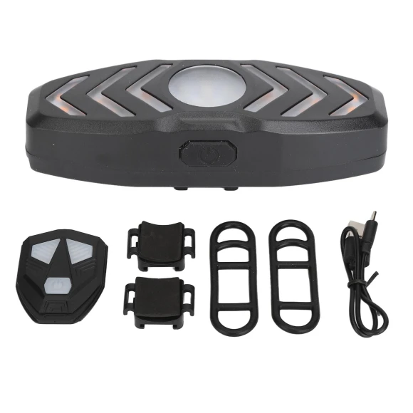 Smart Rear Bike Light with Remote Control, Home2ZY