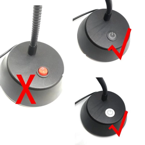Touch Sensor Button with Adjustable Brightness, Two Shy Girl