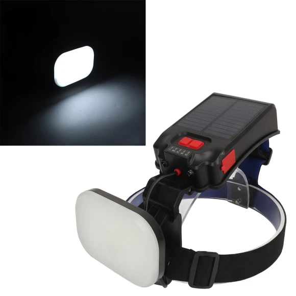 Waterproof Solar-Powered LED Headlamp, ZuiyouSports1