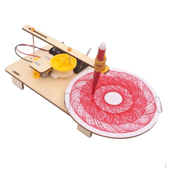 Educational Science Kit Electric Drawing Robot Model, baby and kids