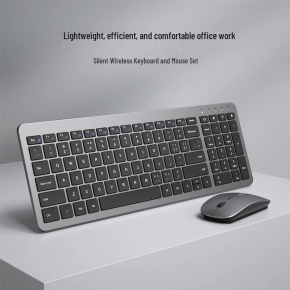 Ultra Thin Silent Wireless Keyboard and Mouse Combo — Bluetooth Keyboard, ElectroCN