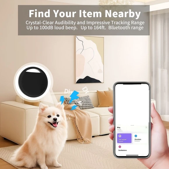 Mini Smart Pet Tracker — Dog GPS Tracker, Fujmhyk