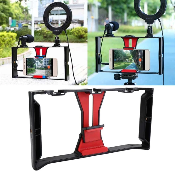 Mobile Handheld Film Making Rig Cage Stabilizer, Manshong