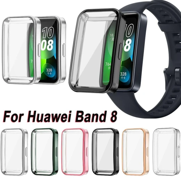 Soft Bumper Smart Watch TPU Case with Screen Protector, ZJSmichen