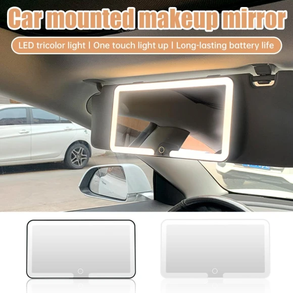 Touchscreen Makeup Mirror with Adjustable Brightness, Auto Accessories Home