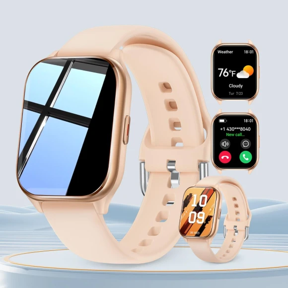 Bluetooth Smart Watch for Calls, QTLLBT