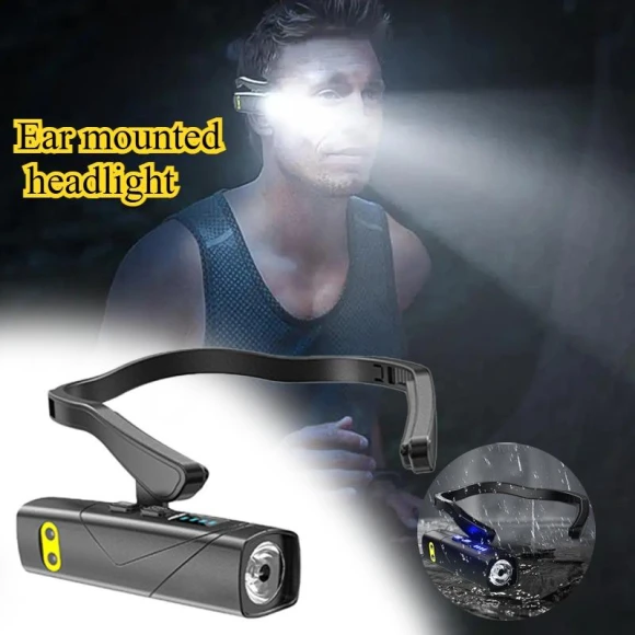 LED Ear-Mounted Headlamp, YH FlashLight