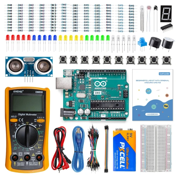 Starter Kit with Arduino Uno, SunFounder