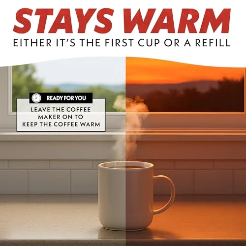 12-Cup One-Touch Drip Coffee Maker, Gourmia