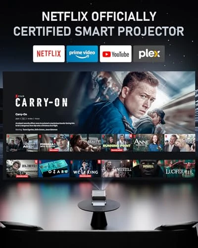 4K Projector with WiFi and Bluetooth, XuanPad