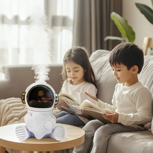 Portable Mini Humidifier with LED Light, Kafarfunn