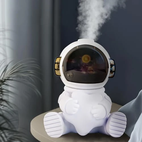 Portable Mini Humidifier with LED Light, Kafarfunn