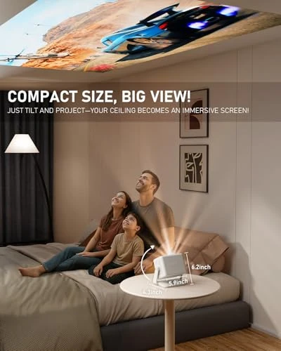 Smart Projector with WiFi and Bluetooth, VISSPL