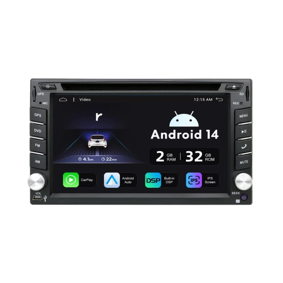 2 Din Android Car Stereo DVD Player, Zen-Japan Electronics