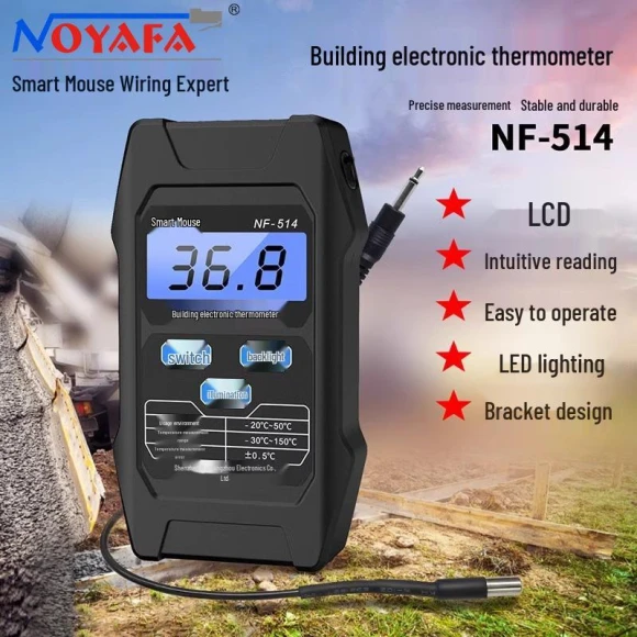 Embedded Electronic Thermometer for Concrete Temperature Measurement, Discount Domain
