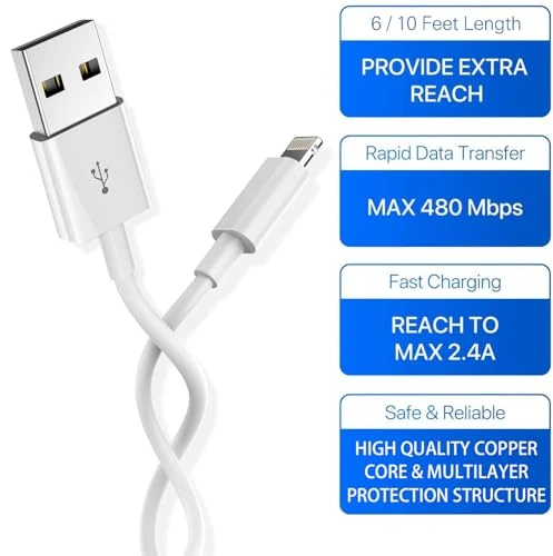 Fast Charging Lightning Cable, Hi-Mobiler