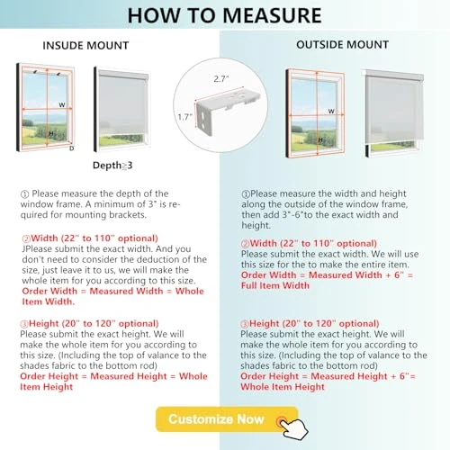 Motorized Blinds with Remote, Aprilsmart