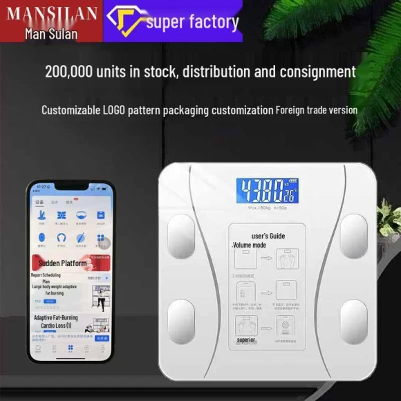 Smart Bluetooth Body Fat Scale, Deals Supermarket