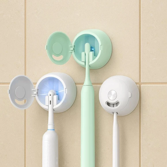 UV Wall-Mounted Toothbrush Sterilizer, zhizhan