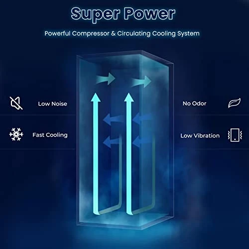 15 Inch Beverage Cooler Refrigerator, COSTWAY