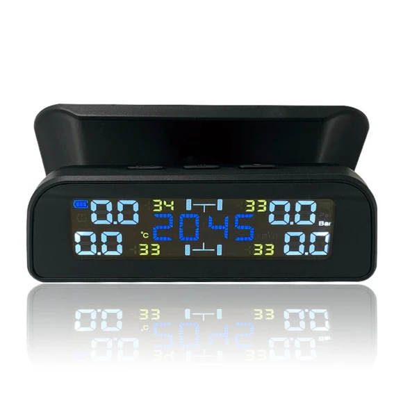 Solar TPMS LCD Digital Car Tire Pressure Monitoring System, Tautoparts
